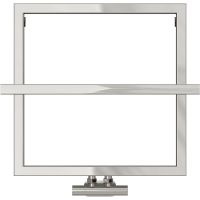 Водяной полотенцесушитель Сунержа Штиль EU50+ 530х530 00-0256-5353 Хром — фото 1, Водяные полотенцесушители