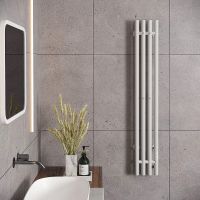 Электрический полотенцесушитель Aringa Токио 120x15 AR03031WH Белый — фото 3, Электрические полотенцесушители