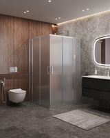 Душевой уголок CEZARES MOLVENO-AH-22-120/110-P-Cr — фото 1, Прямоугольные душевые уголки