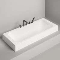 Ванна из искусственного камня Salini Orlanda Kit 180х80 102112G Белая глянцевая — фото 14, Ванны из искусственного камня