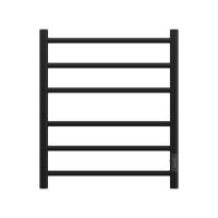 Полотенцесушитель электрический Point Аврора PN10856B П6 500x600 диммер справа, черный — фото 1, Электрические полотенцесушители