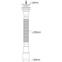 Товар: Гофросифон Nova 1209 Белый - фото 2 Гофросифон Nova 1209 Белый — фото 2, Слив и канализация