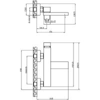 Товар: Смеситель для ванны Agger Great A2810044 Черный матовый - фото 2 Смеситель для ванны Agger Great A2810044 Черный матовый — фото 2, Смеситель для ванны