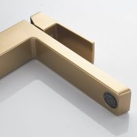 Смеситель для раковины Rose R18G R1811G-1 Золото матовое — фото 4, Смесители для раковины