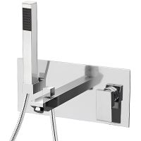 Смеситель для ванны Remer Q-Design QD04 Хром — фото 1, Смеситель для ванны