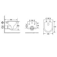 Товар: Унитаз AQUAme AQM2013PRO подвесной Белый глянец с сиденьем Микролифт - фото 5 Унитаз AQUAme AQM2013PRO подвесной Белый глянец с сиденьем Микролифт — фото 5, Подвесные унитазы