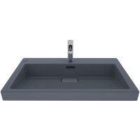 Раковина Creavit Epic 81 EP080-00BM00E-0000 Базальт — фото 1, Раковины подвесные