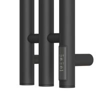 Полотенцесушитель электрический Point Деметра PN12822B П3 120x1200 диммер справа, черный — фото 4, Электрические полотенцесушители