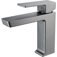 Смеситель для раковины Rose R18T R1801T-1 Оружейная сталь — фото 1, Смесители для раковины