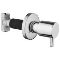 Запорный вентиль Creavit AC90L Хром — фото 1, Комплектующие для туалета