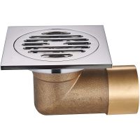 Душевой трап Raglo 100x100 R605.10 с решеткой Хром — фото 1, Трапы для душа