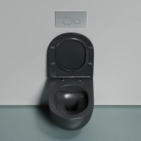 Товар: Унитаз Ceramicanova Modena Rimless CN6063MDH подвесной Темный антрацит матовый с сиденьем Микролифт - фото 9 Унитаз Ceramicanova Modena Rimless CN6063MDH подвесной Темный антрацит матовый с сиденьем Микролифт — фото 9, Подвесные унитазы