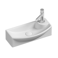 Товар: Раковина Ceramicanova Element 45 L CN6038L Белая - фото 4 Раковина Ceramicanova Element 45 L CN6038L Белая — фото 4, Мини-раковины