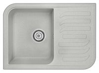 Granula-7001, БАЗАЛЬТ, кухонная мойка, кварц — фото 1, Кухонные мойки