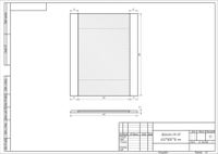 Товар: Зеркало UNI, 65 см, без подсветки, белый - фото 3 Зеркало UNI, 65 см, без подсветки, белый — фото 3, Зеркала в ванную комнату