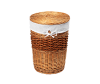 Main WB-410-M Плетеная корзина для белья с крышкой — фото 1, Корзины для белья