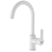 Смеситель для кухни Iddis Cuba CU6WTJ0i05 Белый матовый — фото 1, Смесители для кухни