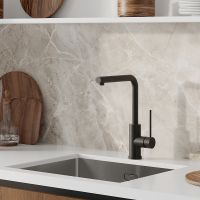 Смеситель для кухни Iddis Rule RULBLL0i05 Черный матовый — фото 6, Смесители для кухни