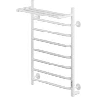 Электрический полотенцесушитель Comfysan Scola EC-8 80x50 016975 с полкой Белый матовый — фото 1, Электрические полотенцесушители