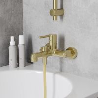 Товар: Смеситель для ванны Iddis Aiger AIGMG00i02WA Золото матовое - фото 4 Смеситель для ванны Iddis Aiger AIGMG00i02WA Золото матовое — фото 4, Для душа и ванны