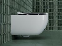 Унитаз Ceramicanova Long CN3015 подвесной с сиденьем Микролифт — фото 3, Подвесные унитазы