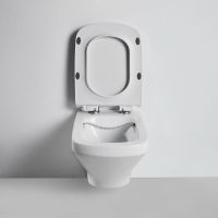 Товар: Унитаз Bond Cube F11-10 подвесной Белый с сиденьем Микролифт - фото 2 Унитаз Bond Cube F11-10 подвесной Белый с сиденьем Микролифт — фото 2, Унитазы