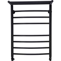 Товар: Водяной полотенцесушитель Comfysan Noumi W-8 80x50 014100 с полкой Черный матовый - фото 3 Водяной полотенцесушитель Comfysan Noumi W-8 80x50 014100 с полкой Черный матовый — фото 3, Водяные полотенцесушители