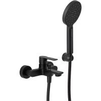 Смеситель для ванны Remer Energy EY02NO Черный матовый — фото 1, Смеситель для ванны