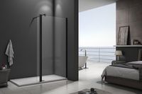 Товар: Душевая перегородка Good Door Walk In SP2-90-C-B 100x28 профиль Черный стекло прозрачное - фото 2 Душевая перегородка Good Door Walk In SP2-90-C-B 100x28 профиль Черный стекло прозрачное — фото 2, Душевые перегородки