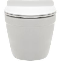 Унитаз AQUAme AQM2006 подвесной Белый глянец с сиденьем Микролифт — фото 6, Подвесные унитазы