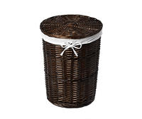 Elbe WB-740-L Плетеная корзина для белья с крышкой — фото 1, Корзины для белья