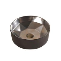 Товар: Умывальник накладной, круглый, чёрный/хром, Point Феникс 41, PN43151BC - фото 1 Умывальник накладной, круглый, чёрный/хром, Point Феникс 41, PN43151BC — фото 1, Мини-раковины