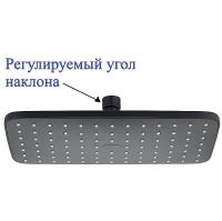 Товар: Верхний душ Bond Cube B07-9988 Черный матовый - фото 3 Верхний душ Bond Cube B07-9988 Черный матовый — фото 3, Верхние души