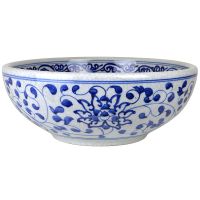 Раковина-чаша Bronze de Luxe Melody 40 2241 Синяя с искусственным состариванием — фото 5, Раковины накладные