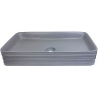 Раковина-чаша Bronze de Luxe Trend 66 1363-MG Серая — фото 1, Раковины накладные