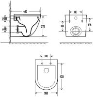 Товар: Унитаз AQUAme AQM2002MB подвесной Черный матовый с сиденьем Микролифт - фото 3 Унитаз AQUAme AQM2002MB подвесной Черный матовый с сиденьем Микролифт — фото 3, Унитазы
