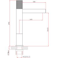 Смеситель для раковины Bronze de Luxe Avantgarde 2030GB Бронзовый — фото 7, Смесители для раковины