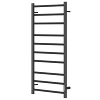 Полотенцесушитель электрический Point Аврора PN10850B П10 500x1000 диммер справа, черный — фото 3, Электрические полотенцесушители