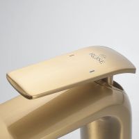 Смеситель для раковины Rose R39G R3901G Золото матовое — фото 4, Смесители для раковины