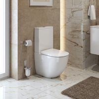 Унитаз-компакт безободковый CEZARES STYLUS CZR-152-CPR/CZR-GN-SC — фото 12, Напольные унитазы