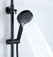Товар: Душевая система Bond B01-8188 Черная матовая - фото 4 Душевая система Bond B01-8188 Черная матовая — фото 4, Душевые системы