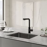 Смеситель для кухни Iddis Rule RULBLLFi05 Черный матовый — фото 8, Смесители для кухни