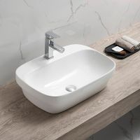 Раковина-чаша CeramaLux 50 78597 Белая — фото 2, Раковины накладные