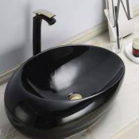 Товар: Раковина CeramaLux 69 78456 Черная - фото 2 Раковина CeramaLux 69 78456 Черная — фото 2, Раковины