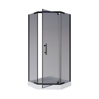 Товар: Душевой уголок Niagara Eco NG-009-14DT (90х90х195) низкий поддон(13см),черный,стекло тонированное,2 - фото 8 Душевой уголок Niagara Eco NG-009-14DT (90х90х195) низкий поддон(13см),черный,стекло тонированное,2 — фото 8, Душевые уголки трапеция