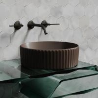 Раковина-чаша Ceramicanova Element 36 CN6057MDB Темно-коричневая матовая — фото 4, Раковины накладные