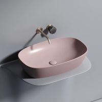 Раковина-чаша Ceramicanova Element 60 CN6049MP Розовая матовая — фото 7, Раковины накладные