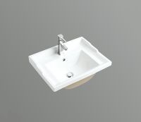 Раковина CeramaLux 60 NYJ840-60 Белая — фото 3, Раковины встраиваемые сверху