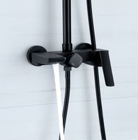 Товар: Душевая система Bond B02-9488 Черная матовая - фото 2 Душевая система Bond B02-9488 Черная матовая — фото 2, Душевые системы