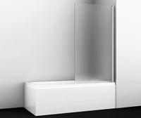 Berkel 48P01-80R Matt glass Стеклянная шторка на ванну — фото 3, Шторки для ванной распашные